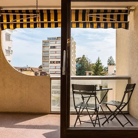 Appartamento L'étoile Du Léman Au Coeur De Thonon, à 1 Min Des Thermes Avec Garage